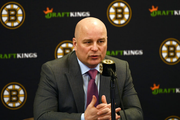 NHLNEWS Boston Bruins General Manager Don Sweeney two