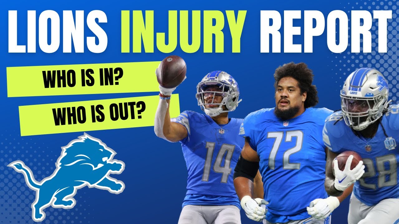SAD NEWS: Just in: Detroit Lions Release Devastating Injury Update Ahead of Next Game…