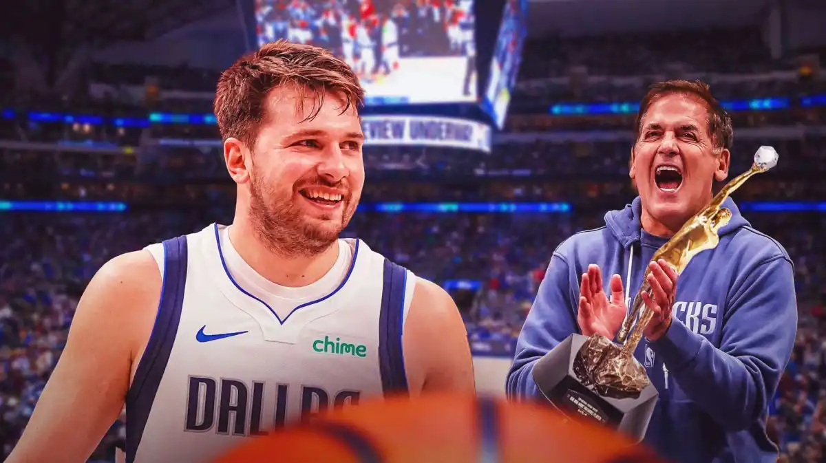 Congratulations: Luka Dončić Presented by Dallas Mavericks Owner Mark Cuban Following an Outstanding Performance Against the Nuggets…