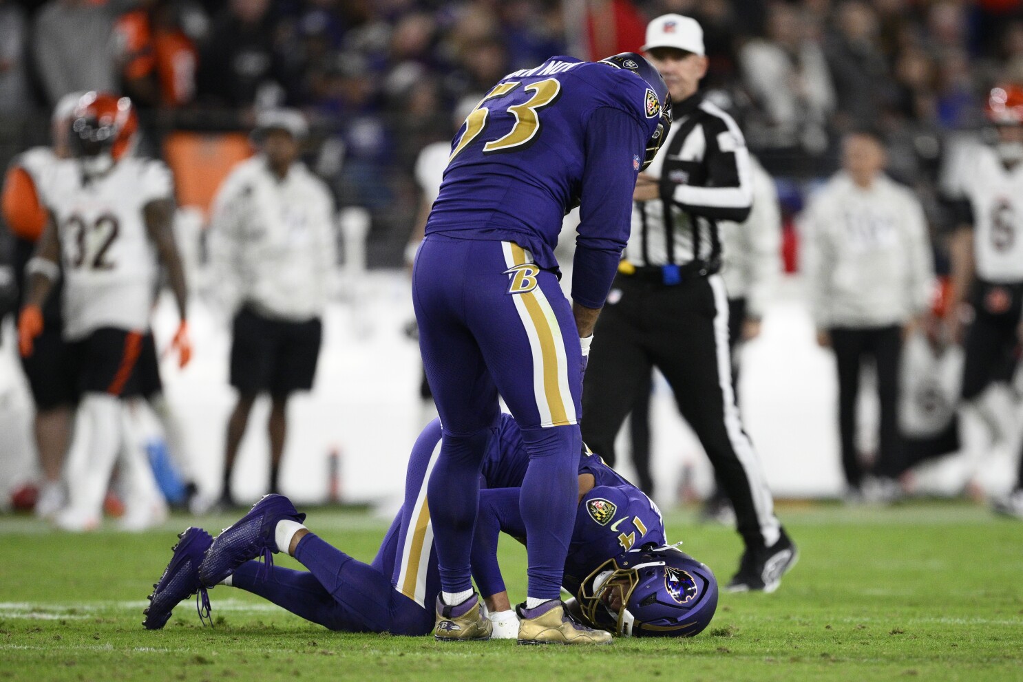 Roquan Smith’s injury is now a worry, despite the Ravens’ defensive improvement last week.