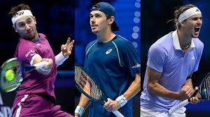Alexander Zverev, Casper Ruud and Alex de Minaur are strong contenders for…..