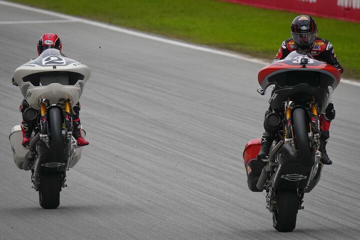 Harley-Davidson tested in Barcelona with star line-up, getting closer to MotoGP……