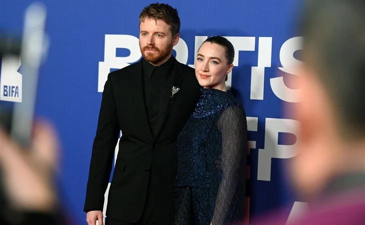 Good News: Saoirse Ronan Supported by talented, unthirsty husband jack lowden at the British Independent film awards…..