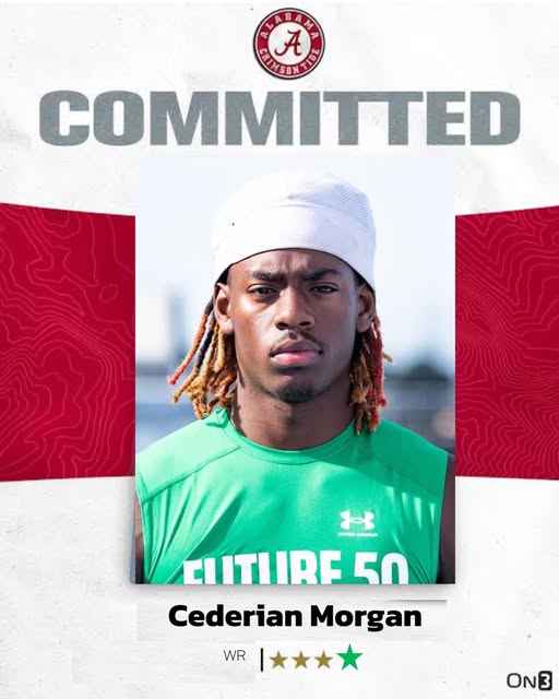 No. 1 WR in Alabama Announces Commitment to College Football Powerhouse…..