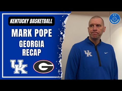 Mark Pope: Another slow start from Kentucky basketball results in an 82-69 loss to Georgia…