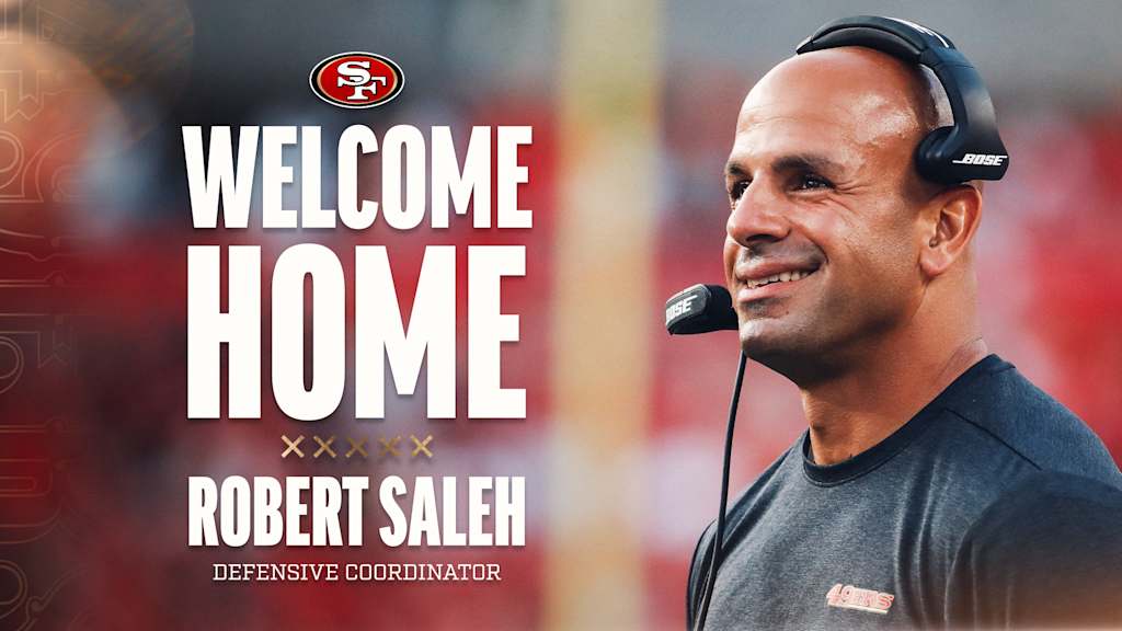 The San Francisco 49ers have landed the top target of their defensive coordinator search Robert Saleh.