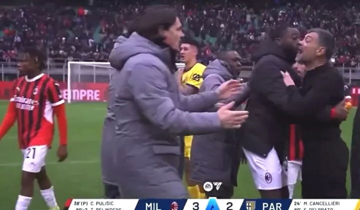 Heartbreak news:ac  milan head coach fight with a player due to..  see more.