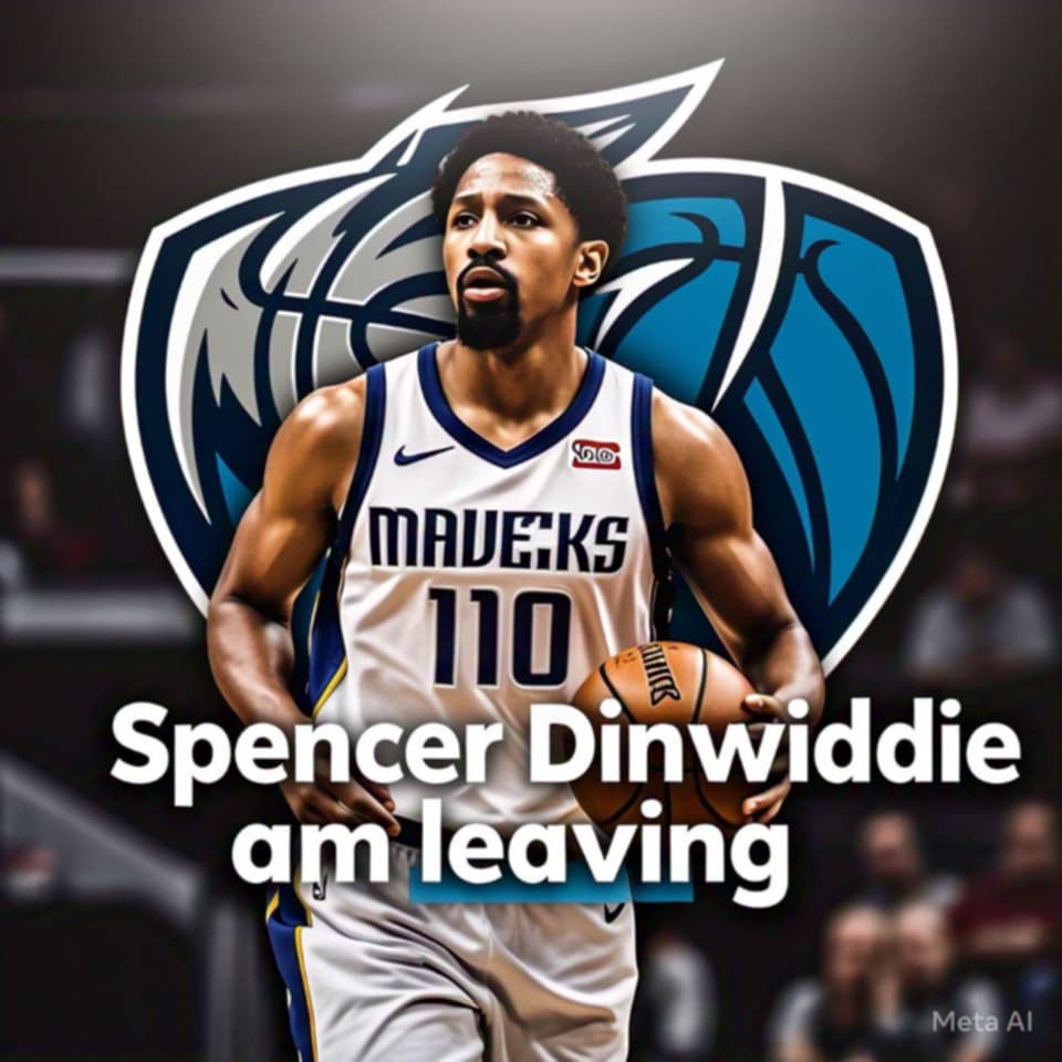 Breaking news: Spencer Dinwiddie, the Dallas Mavericks’ point guard, has announced his departure from the team.