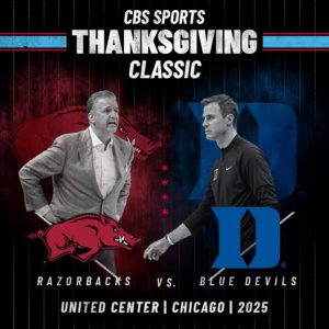 JUST ANNOUNCED Duke Men’s Basketball and Arkansas Razorback Men’s Basketball will headline the