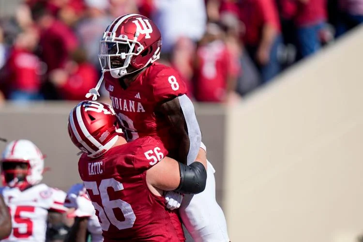 Hoosier offensive line goes from liability to strength: “They’re real tough, hard-nosed guys.”see more…..