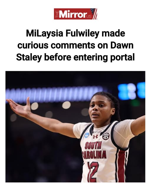 MiLaysia Fulwiley had nothing but positive words for Dawn Staley after South Carolina’s season ended in heartbreak – losing in the National Championship game – before announcing her intentions to enter the transfer portal…..