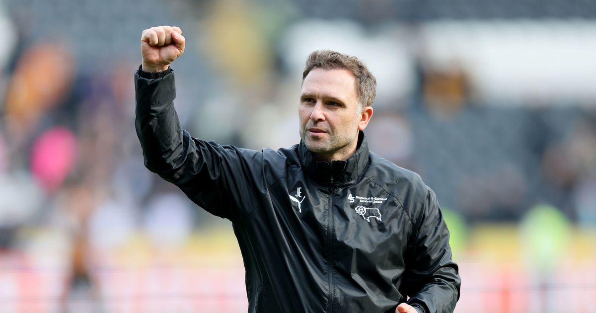 Derby County boss John Eustace identifies 3 reasons for Rams relegation survival following 1-0 win over Hull City