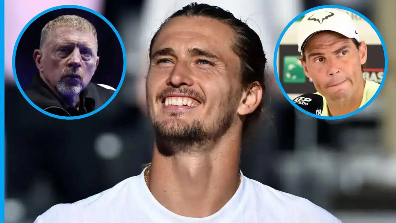 Rafael Nadal and Boris Becker react on Alexander Zverev’s Grand Slam hopes