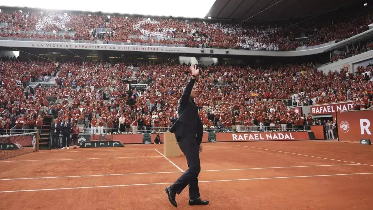 Rafael Nadal leaves four-word message and gets the farewell he deserved at Roland Garros