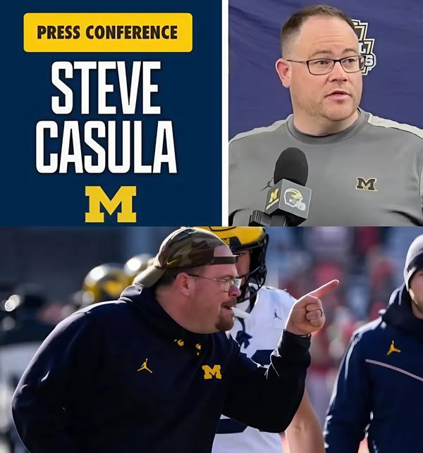 ESPN REPORT: Michigan Wolverines Football tight ends coach who also serves as special team coordinator Steve Casula has turned down a jaw-dropping $34 million offer from the Ohio State University Football , In a brief statement released by Michigan Athletics, Casula said: “Michigan isn’t just a job—it’s a mission. The culture we’ve built here, the people, the players—this is where I want to be. The rivalry means everything, and I’d rather be on the right side of it.” Details in comment 👇👇👇