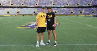 Family Affair: 4-Star 2027 QB Colton Nussmeier Throws to Brother, LSU QB1 Garrett Nussmeier at Elite Camp… See more