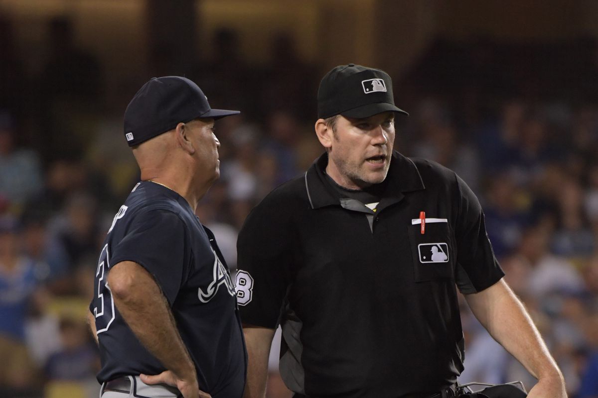 Braves Brian Snitker Expresses Some Emotion, Gets Booted