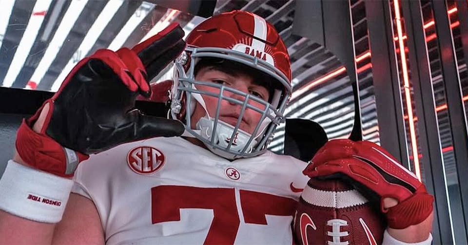 ‘No place I would rather be’: Alabama OT commit Jackson Lloyd signing next week, other schools still trying… See more