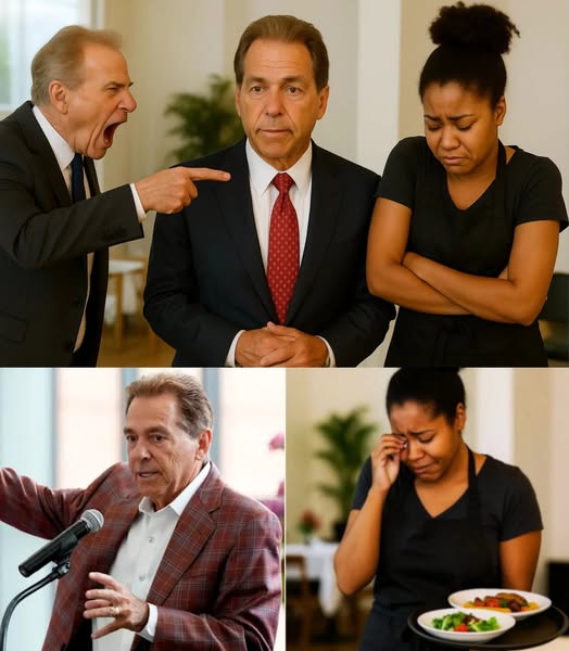 GREAT NEWS: A Black waitress was fired for helping Nick Saban, but the next day, she got the biggest shock of her life  FULL STORY
