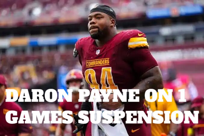 Breaking News: The NFL has officially handed down its ruling on Washington Commanders defensive tackle Daron Payne, deciding to uphold his one-game suspension following…